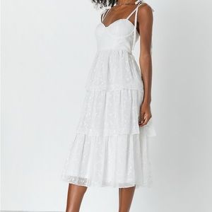 Lulus Vineyard Visit White Tiered Dress